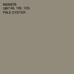 #928B7B - Pale Oyster Color Image